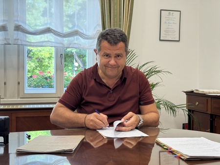 Podpis pogodb. Foto: Občina Lendava