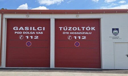 Nova garaža PGD Dolga vas. Foto: Občina Lendava