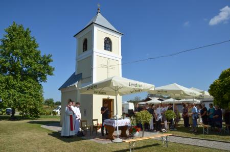 Prenovljena kapelica Svetega Križa. Foto: Tomaž Galič